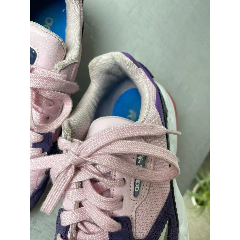 Reebok Originals Falcon Running Shoes Sneakers Women's 7.5 M‎ Pink Purple Suede